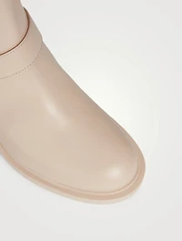 Ryder Heeled Leather Moto Boots