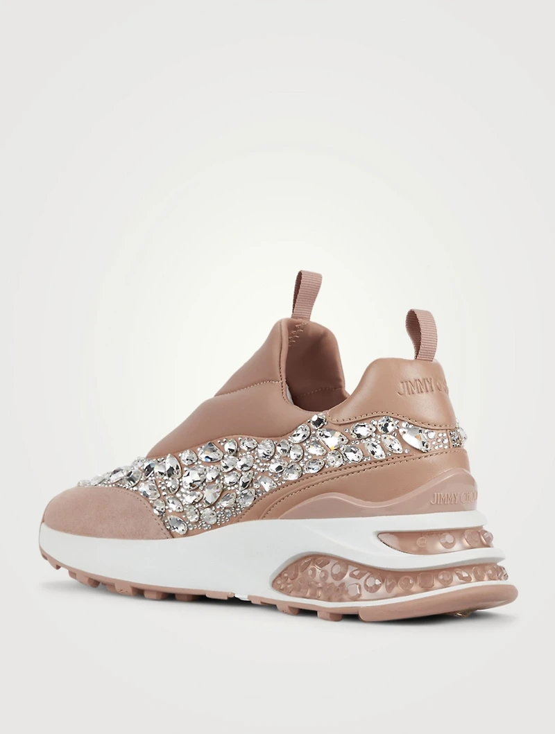 Memphis Sock Sneakers With Crystals