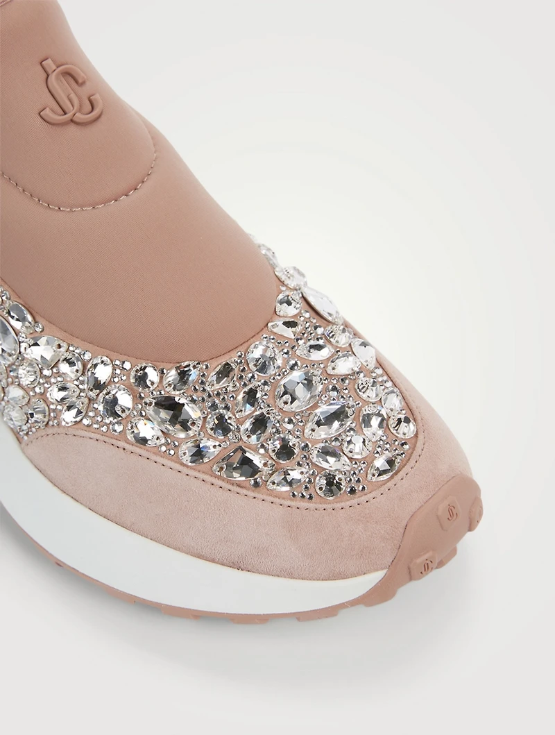 Memphis Sock Sneakers With Crystals