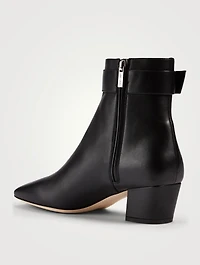 Myan 45 Leather Heeled Ankle Boots