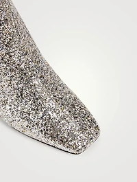 Myan 85 Glitter Heeled Ankle Boots