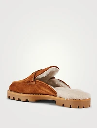 Ronnie Shearling Flat mules