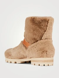 Youth II Faux Fur Moto Boots