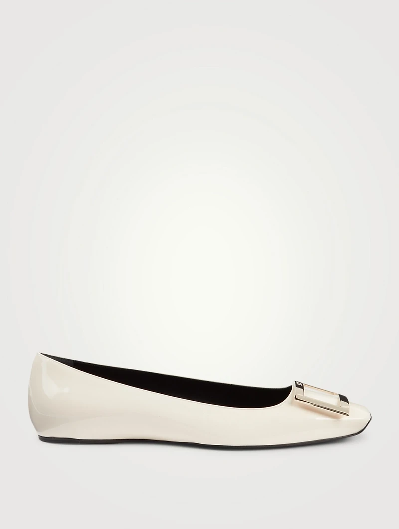 Trompette Patent Leather Ballet Flats