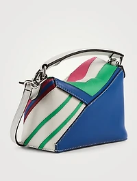 Mini Puzzle Edge Zigzag Leather Bag