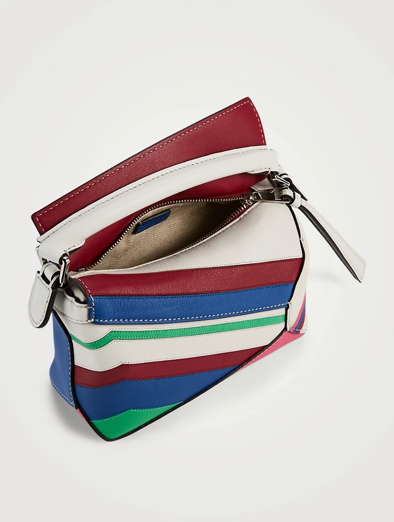 Mini Puzzle Edge Zigzag Leather Bag