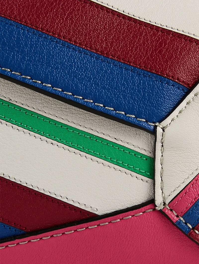 Mini Puzzle Edge Zigzag Leather Bag