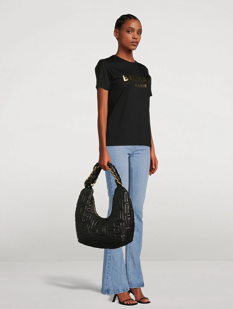 Pillow Quilted Leather Shoulder Bag