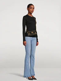 B-Buzz 23 Monogram Jacquard Clutch