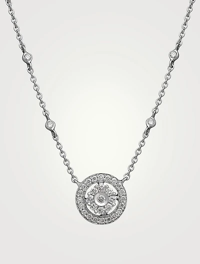 Diamond Flower 18K Gold Necklace With Diamonds