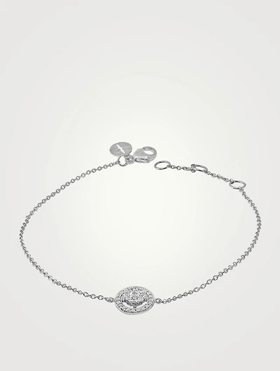 Diamond Flower 18K Gold Bracelet With Diamonds