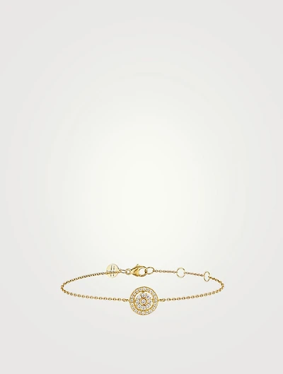 Diamond Flower 18K Gold Bracelet With Diamonds