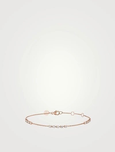 Bestow 18K Rose Gold Bracelet With Diamonds