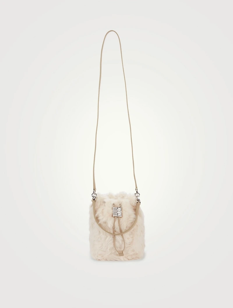4G Faux Fur Bucket Bag