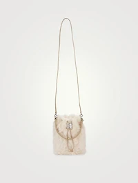 4G Faux Fur Bucket Bag
