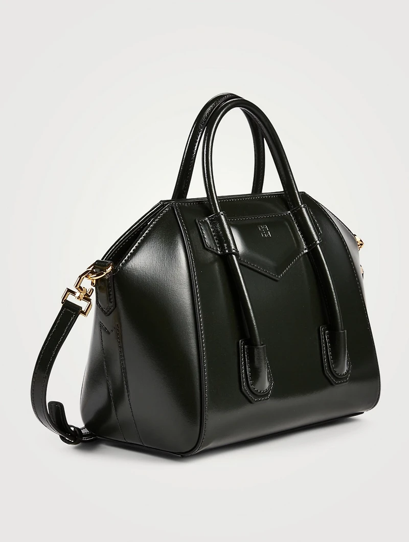 Mini Antigona Leather Bag With Lock