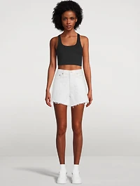 Parker Long Denim Shorts