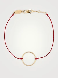 Mini Aura 18K Gold String Bracelet