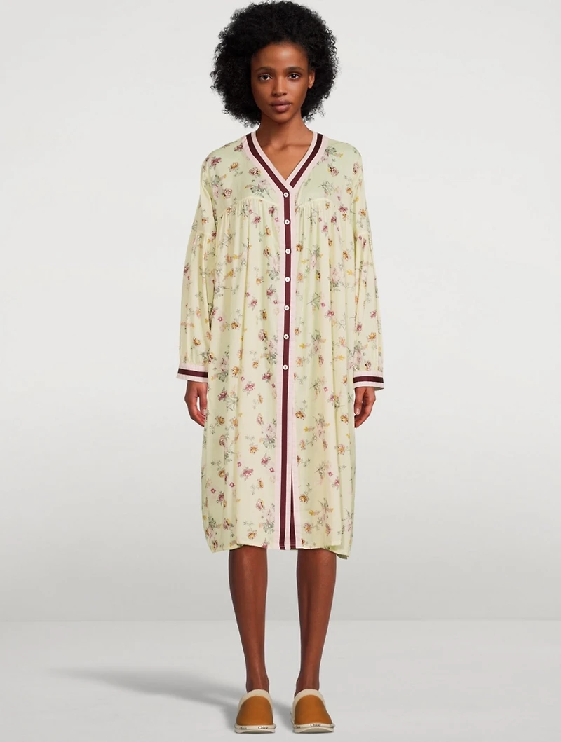 Cotton Duster Blossom Print