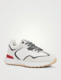 Giv Nylon And Suede Runner Sneakers