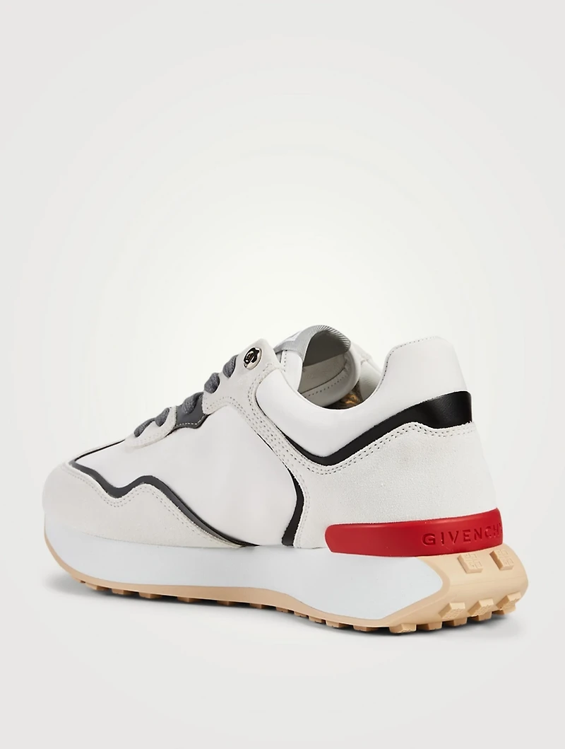 Giv Nylon And Suede Runner Sneakers