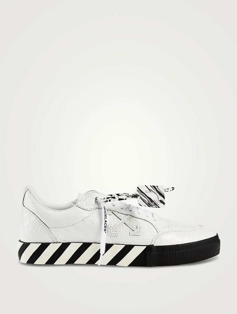 Low Vulcanized Croc Sneakers