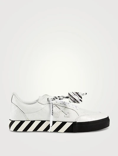 Low Vulcanized Croc Sneakers