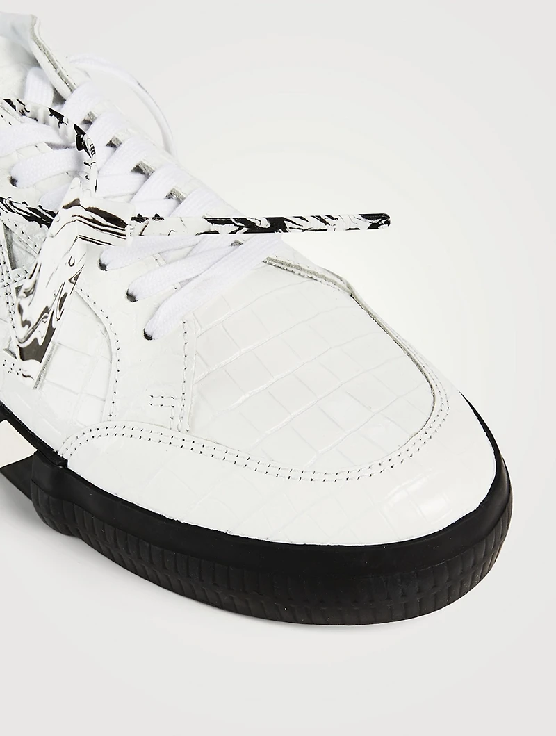 Low Vulcanized Croc Sneakers