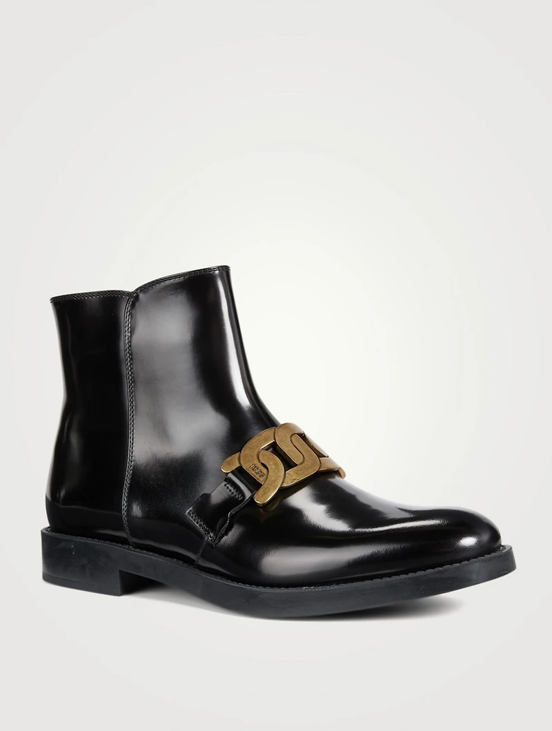 Kate Leather Ankle Boots