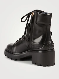 Leather Combat Boots