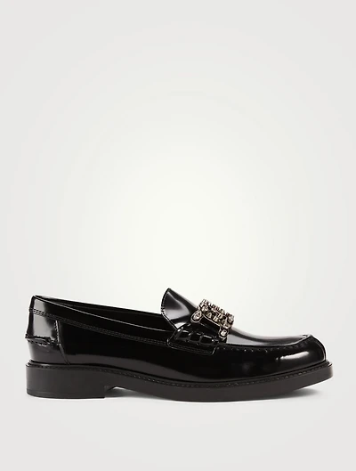 Kate Studded Patent Leather Loafers