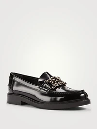 Kate Studded Patent Leather Loafers