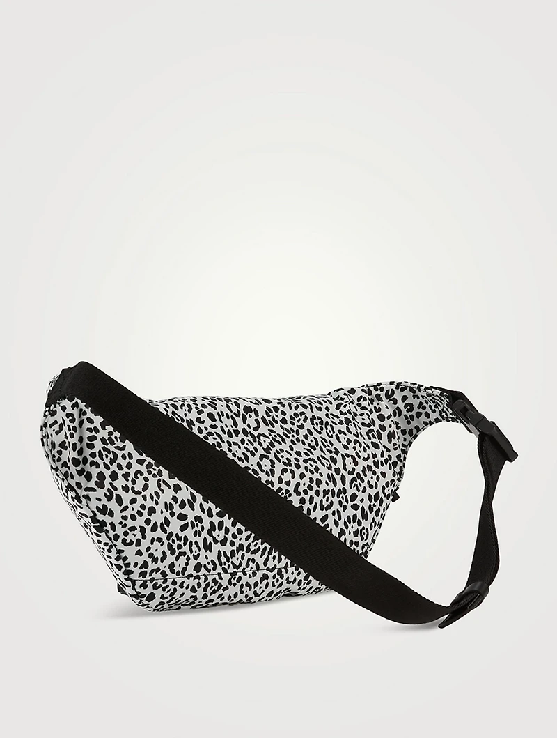 VLTN Leather Belt Bag In Animal Print