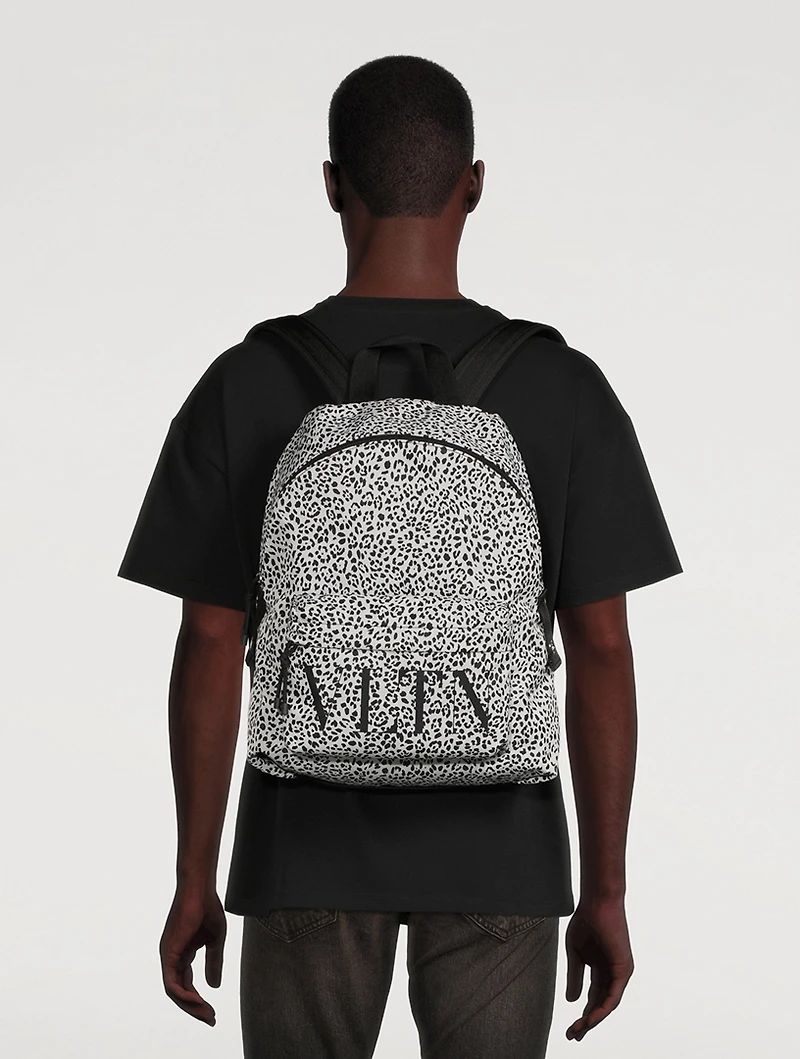 VLTN Backpack In Animal Print