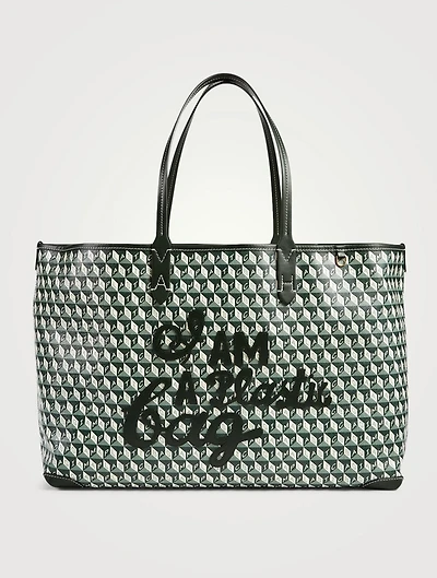 Large I Am A Plastic Bag Tote Bag