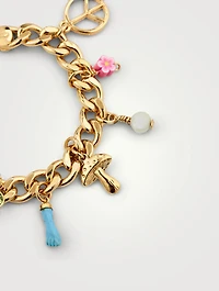 Cali 18K Gold-Plated Silver Charm Bracelet