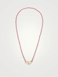 Chain Necklace With Heart Pendant