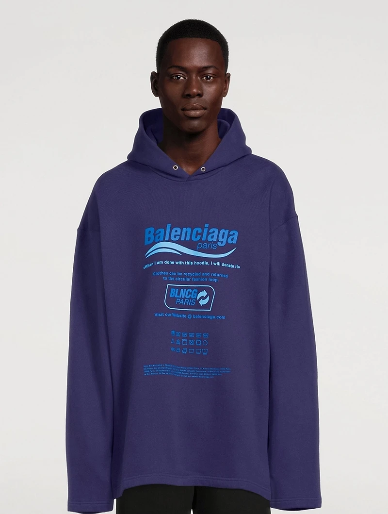 Dry Cleaning Long-Sleeve T-Shirt With Hood