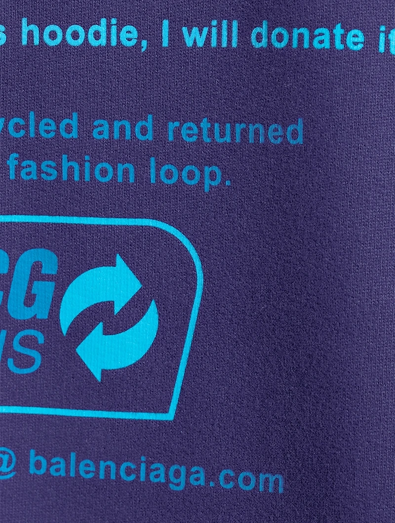 Dry Cleaning Long-Sleeve T-Shirt With Hood