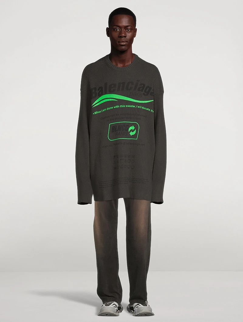 Worn-Out Slim-Fit Pants