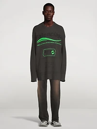 Worn-Out Slim-Fit Pants