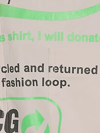 Dry Cleaning Oversized Short-Sleeve Shirt