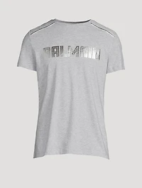 Logo T-Shirt With Quilted Shoulders