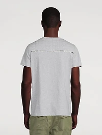 Logo T-Shirt With Quilted Shoulders