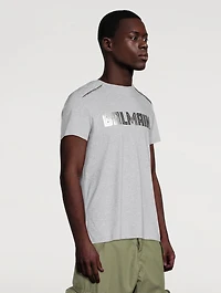 Logo T-Shirt With Quilted Shoulders