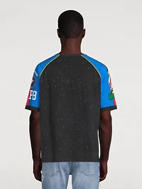 Cotton T-Shirt Space Print