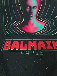 Cotton T-Shirt Space Print