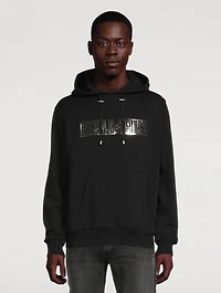 Cotton Hoodie With Embossed Logo