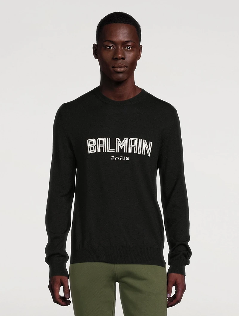 Wool Logo Sweater