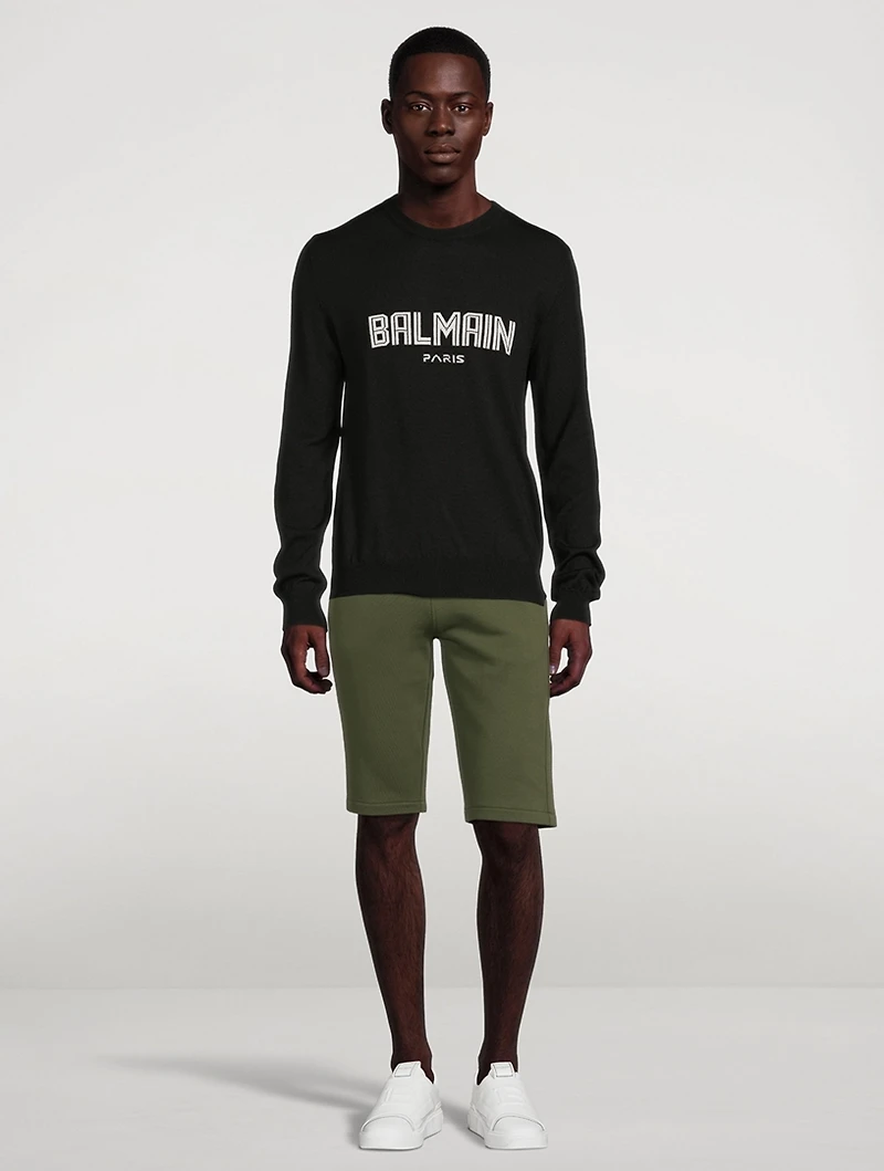 Wool Logo Sweater